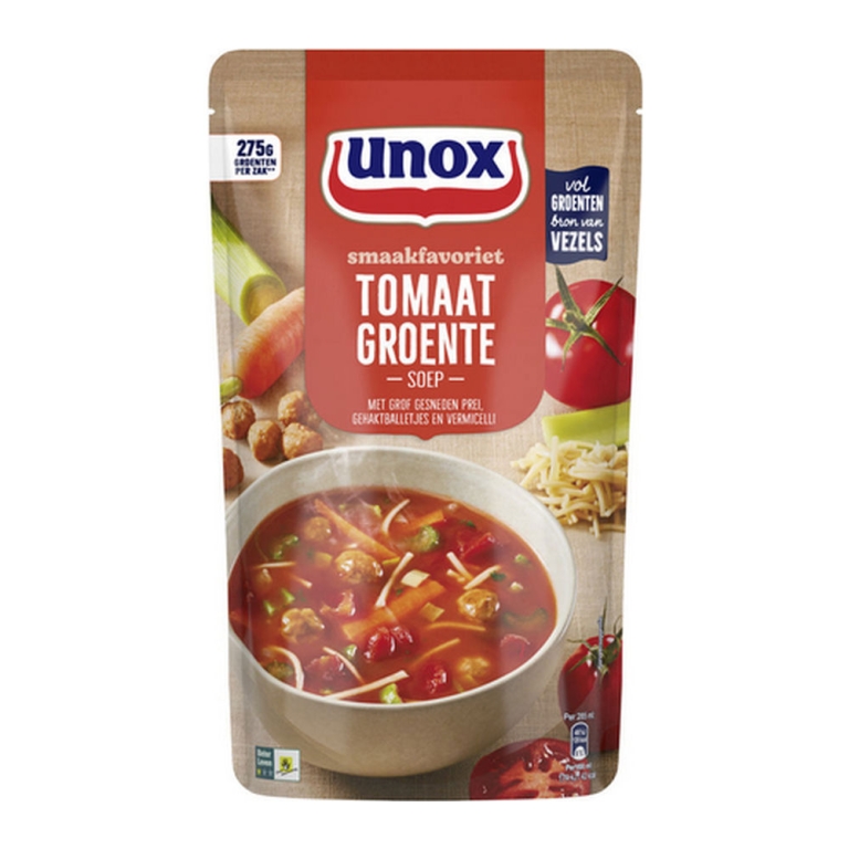 Unox | Soep | Tomaat Groente | 5 x 570 ml