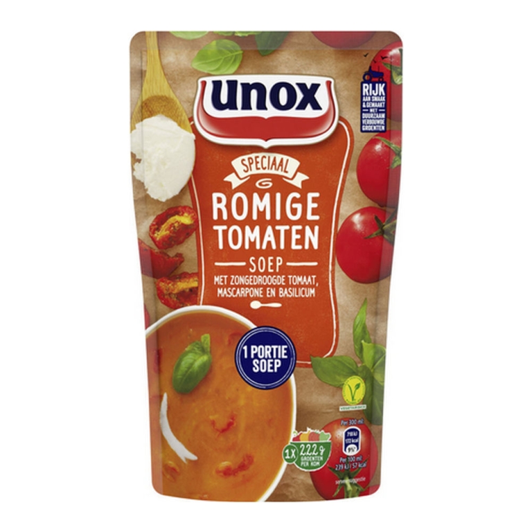 Unox | Romige Tomaat Mascarpone Soep | 5 x 300 ml