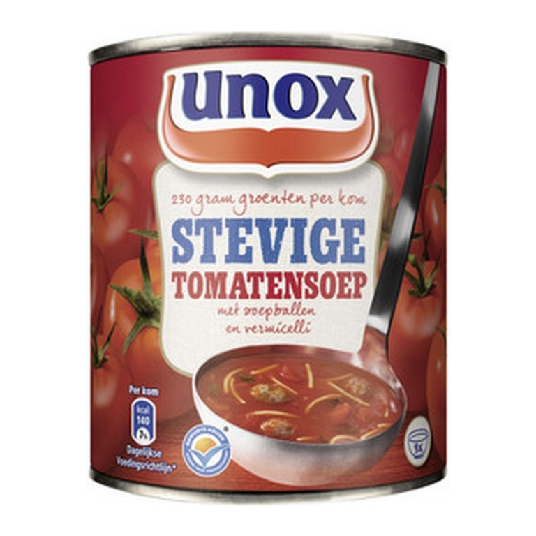 Unox | Stevige tomatensoep | Blik 12 x 0,8 liter