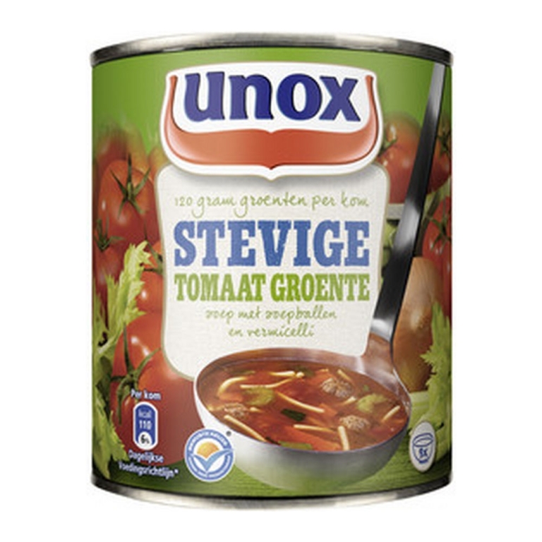 Unox | Stevige tomaten-groentensoep | Blik 6 x 0,8 liter