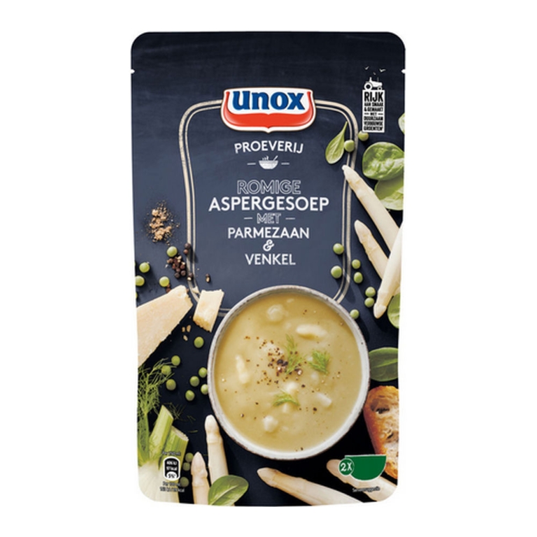 Unox | Proeverij | Asperge Soep | 5 x 570 ml