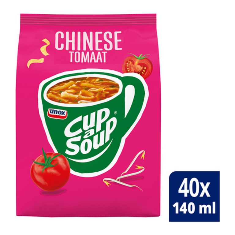 Cup-a-Soup | Automatensoep | Chinese tomaat | Zak 4 stuks