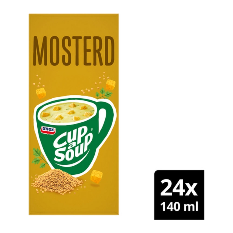 Unox | Cup-A-Soup | Mosterd | 24 x 140 ml