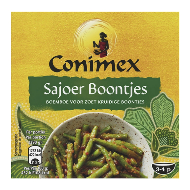 Conimex | Boemboe | Sajoer Boontjes | 8 x 95 gram