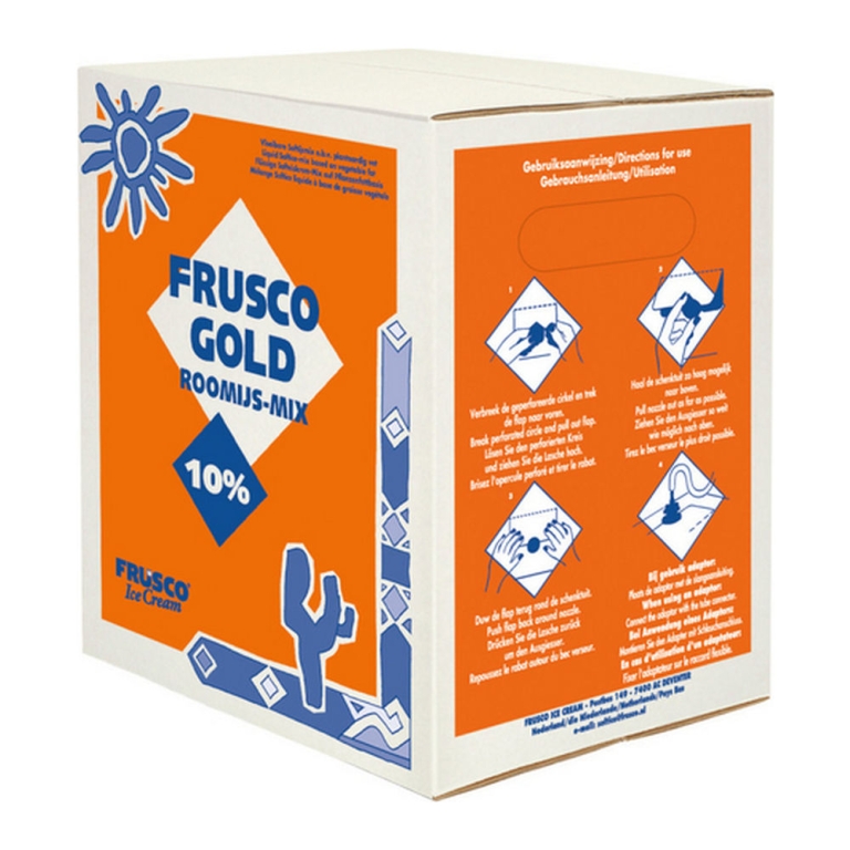 Nic | Frusco Gold | Vloeibare IJsmix 10% | 10 liter