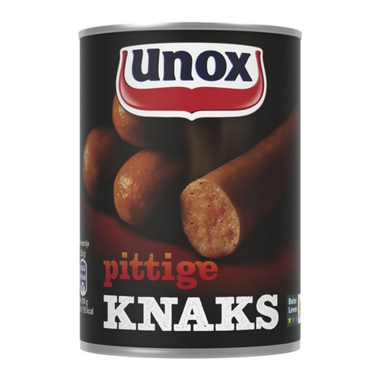 Unox | Pittige Knaks | 12 x 400 gram