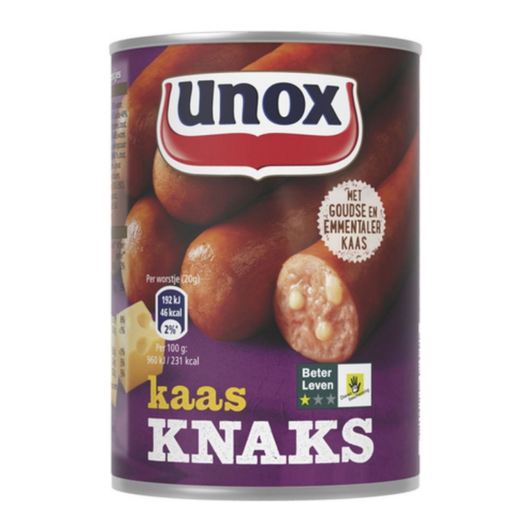 Unox | Knaks Kaas | 12 x 400 gram