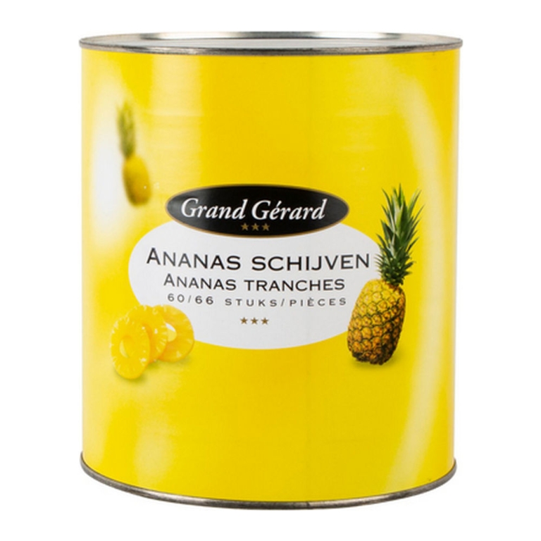 Grand Gerard | Ananasschijven op Siroop | 3.05 kg