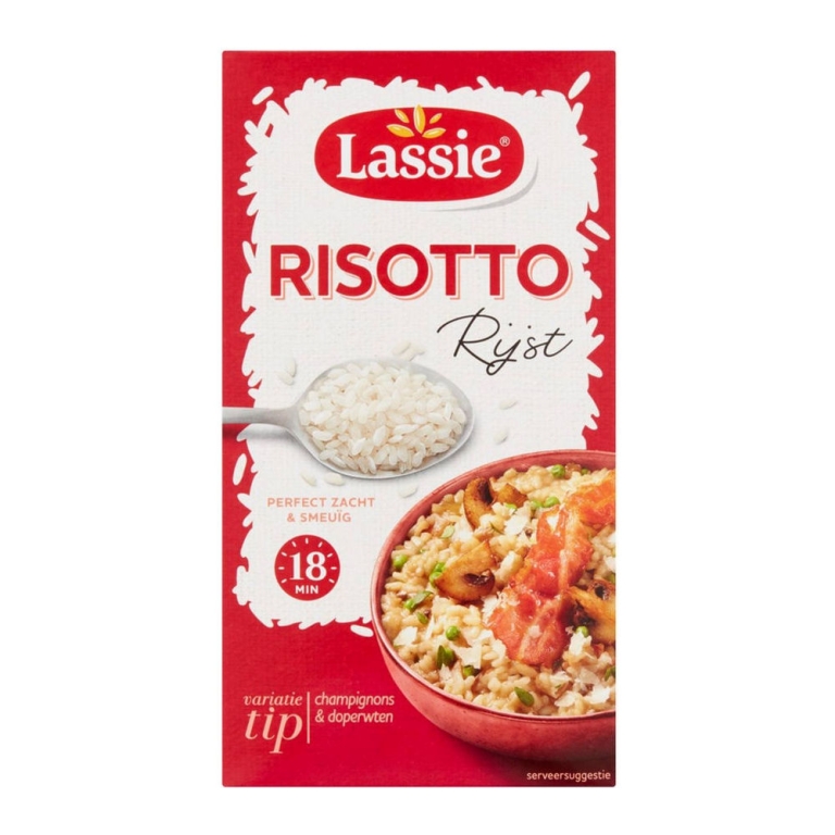 Lassie | Risotto Rijst | 12 x 400 gram