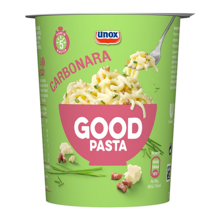 Unox | Good Pasta | Spaghetti Carbonara | 8 x 71 gram