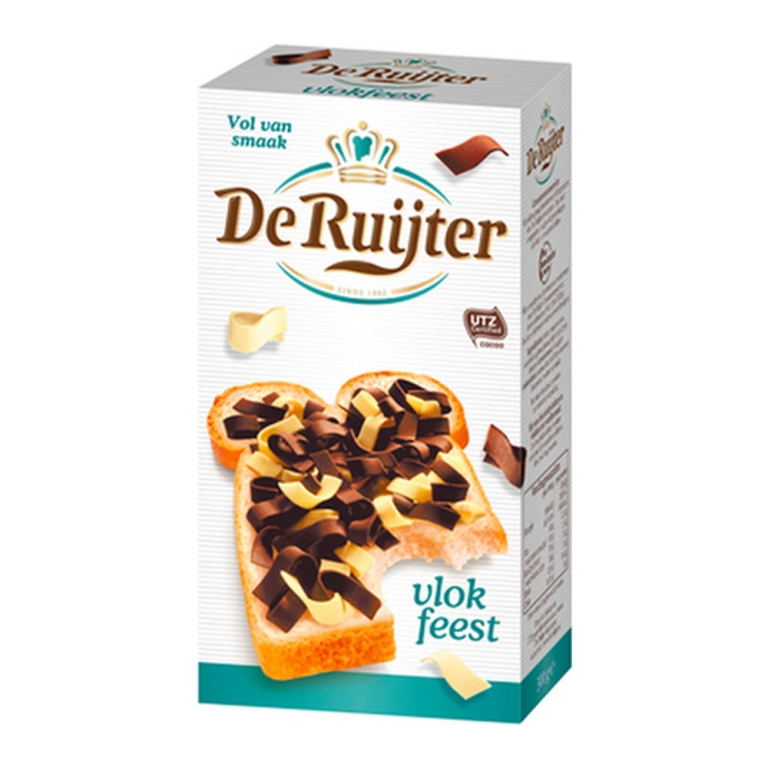 De Ruijter | Vlokfeest Puur & Wit | 7 x 300 gram