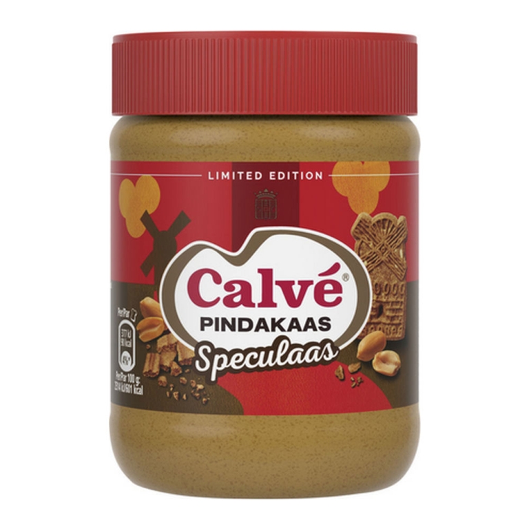 Calve | Pindakaas | Speculaas | 8 x 350 gram