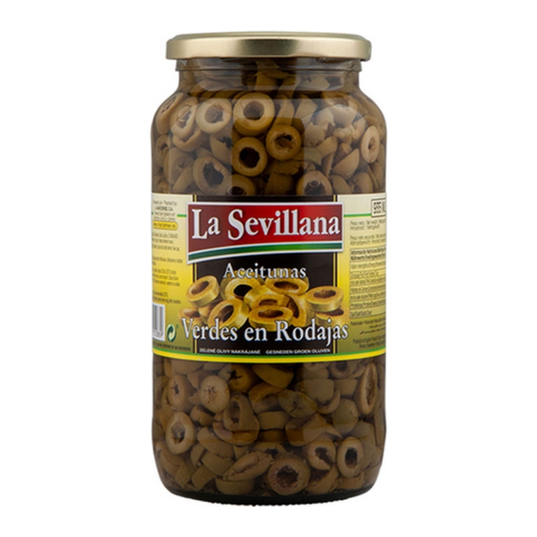 La Sevillana | Groene Olijven Gesneden | 935 ml