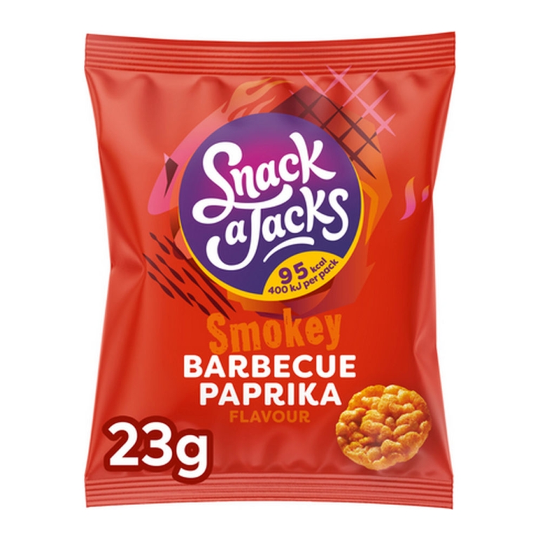 Snack a Jacks | Barbecue Paprika | 8 x 23 gram