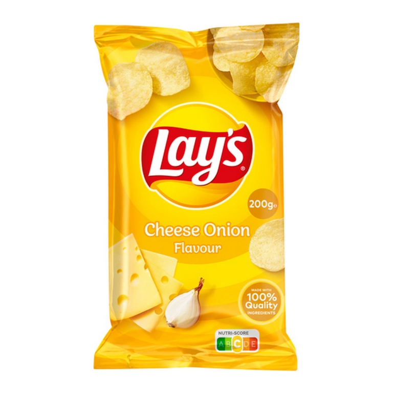 Lay&#39;s | Chips Cheese Onion | 18 x 200 gram | Let op: THT 8-2-2025