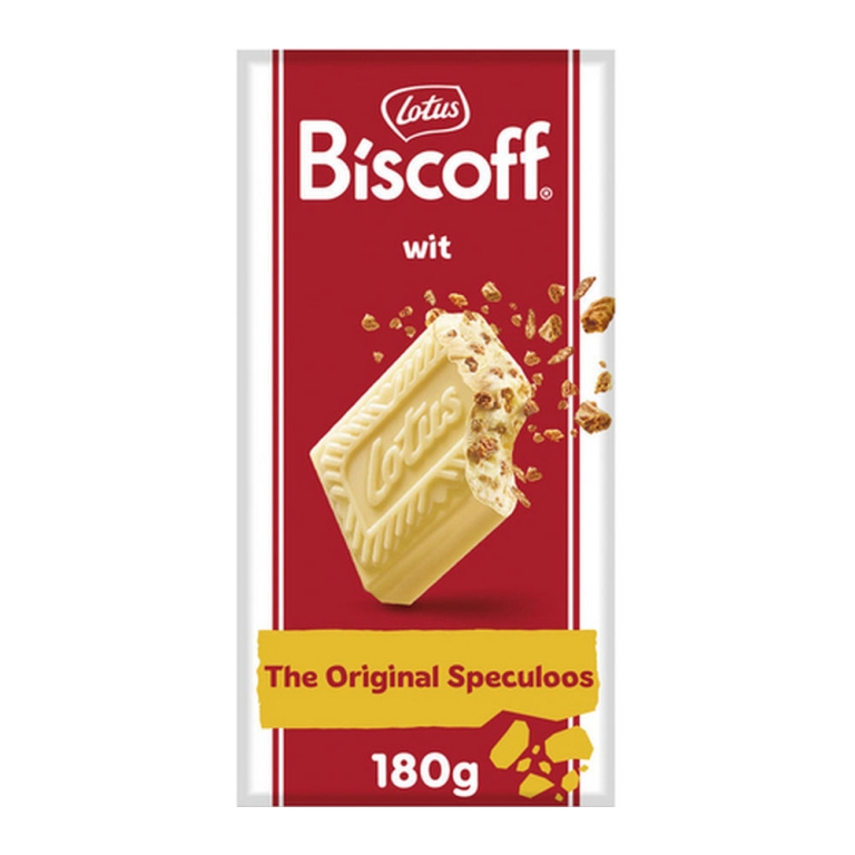 Lotus Biscoff | Wit Choc Speculoosstukjes | 17 x 180 gram