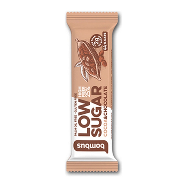 Bombus | Low Sugar Bar Cocoa & Chocolate | 25 x 40 gram