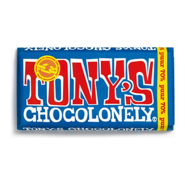 Tony's Chocolonely | 70% Puur | 15 x 180 gram