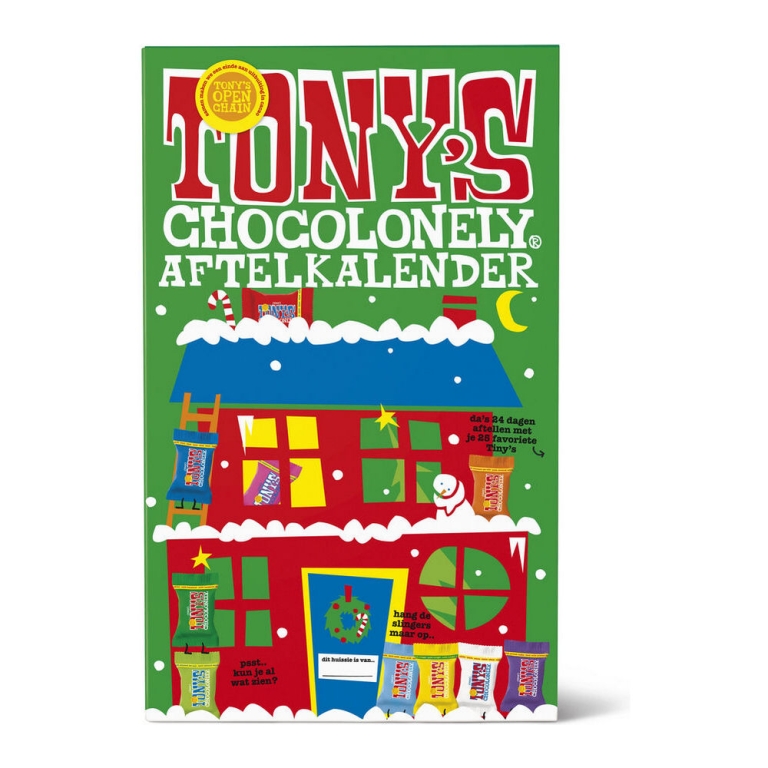 Tony&#39;s Chocolonely | Aftelkalender | 12 stuks