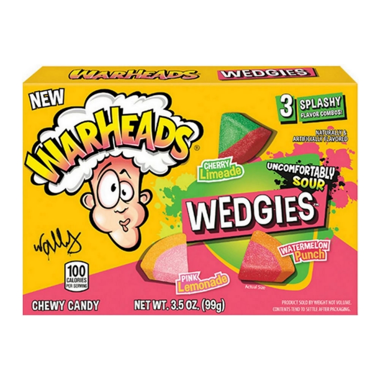 Warheads | Wedgies Sour | 12 x 99 gram