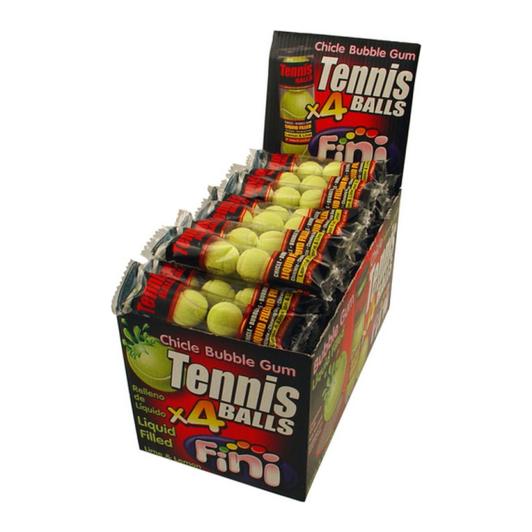 Tennisballs | Bubble Gum | 4-pack | 50 stuks