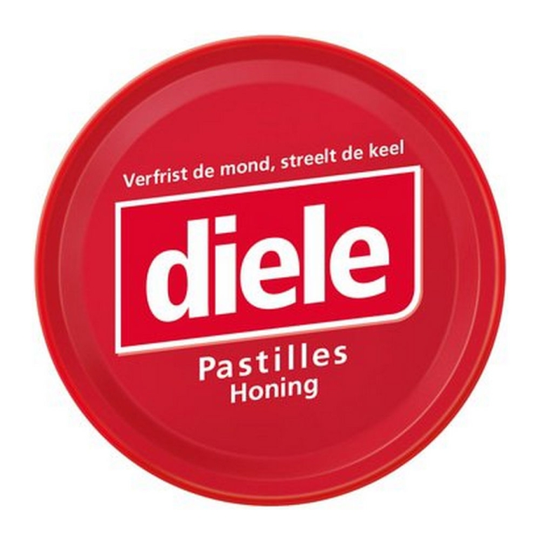 Diele | Keelpastilles | Honing | 10 x 75 gram