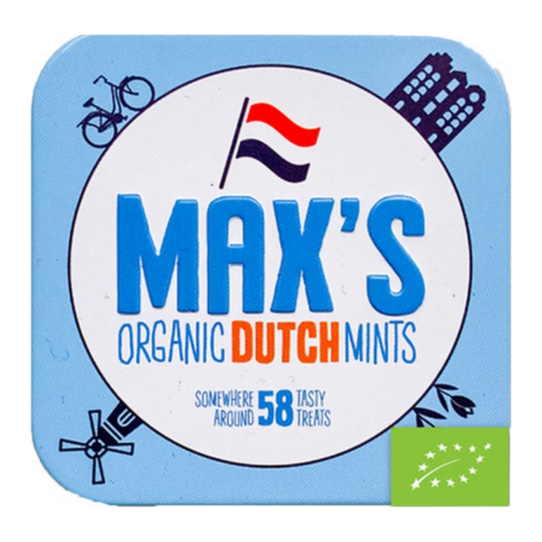 Max&#39;s Mints | Dutch Blikje Bio | 8 x 35 gram