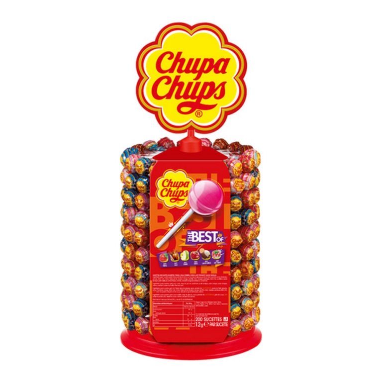 Chupa Chups | Lollie Wheeldisplay | 200 stuks