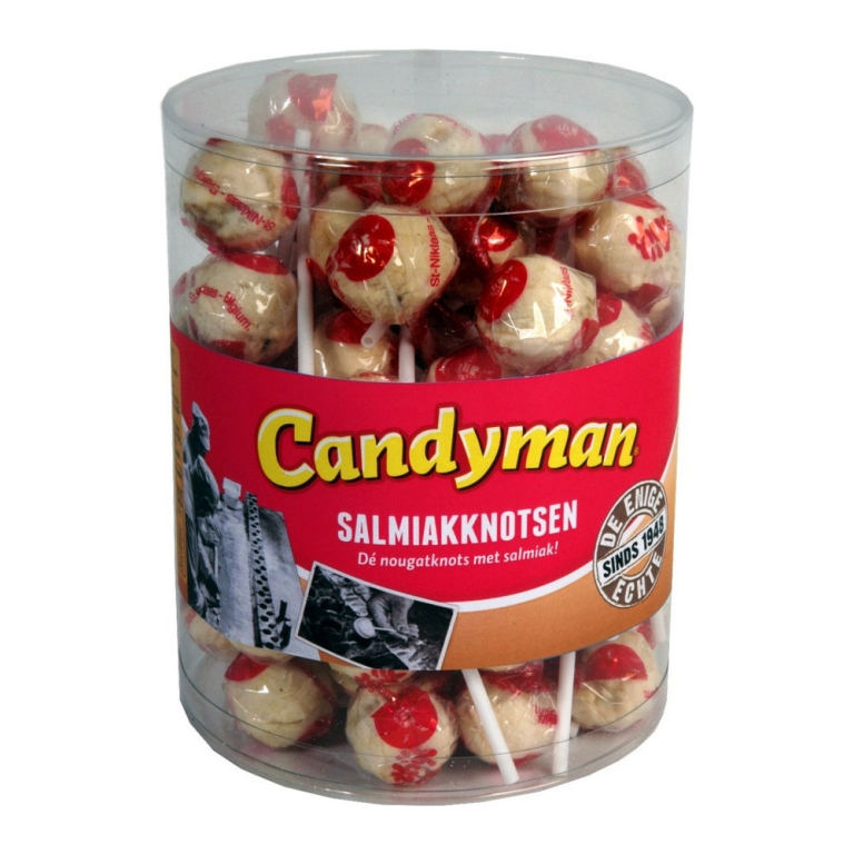 Candyman | Salmiakknotsen | 60 lollies