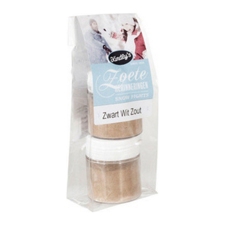 Kindly&#39;s | Zwart Wit Zout Potje | 6 x 2 stuks