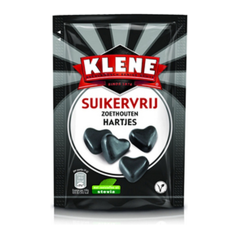 Klene | Zoethouten Hartjes | Suikervrij | 12 x 110 gram