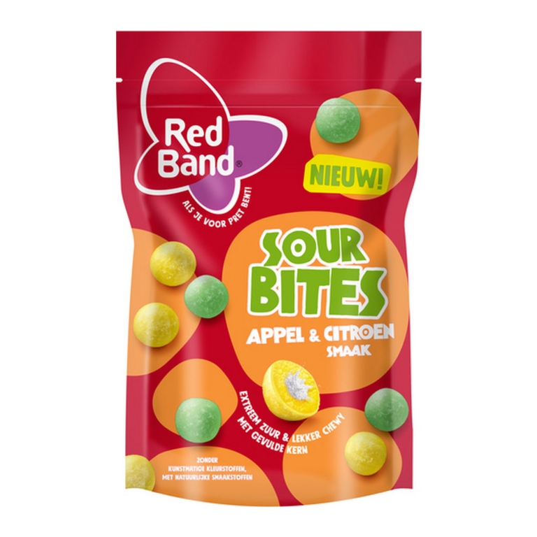 Redband | Sour Bites Appel & Citroensmaak | 8 x 145 gram