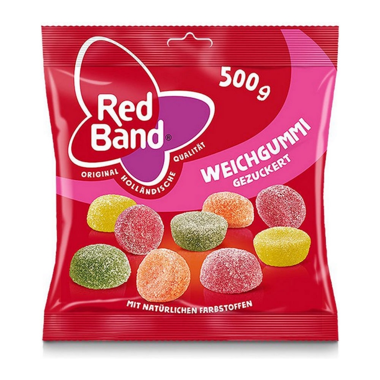 Red Band | Weichgummi Gezuckert | 12 x 500 gram