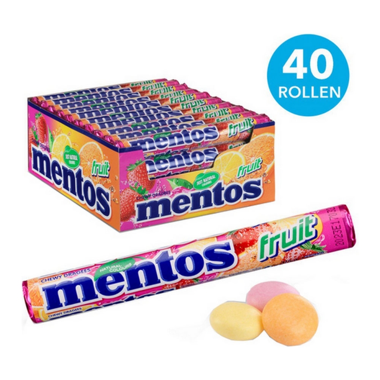 Mentos | Fruit | 40 rollen