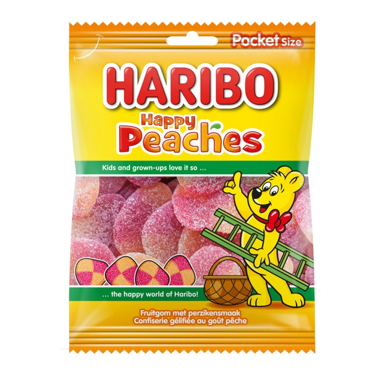 Haribo | Happy Peaches | 28 x 75 gram