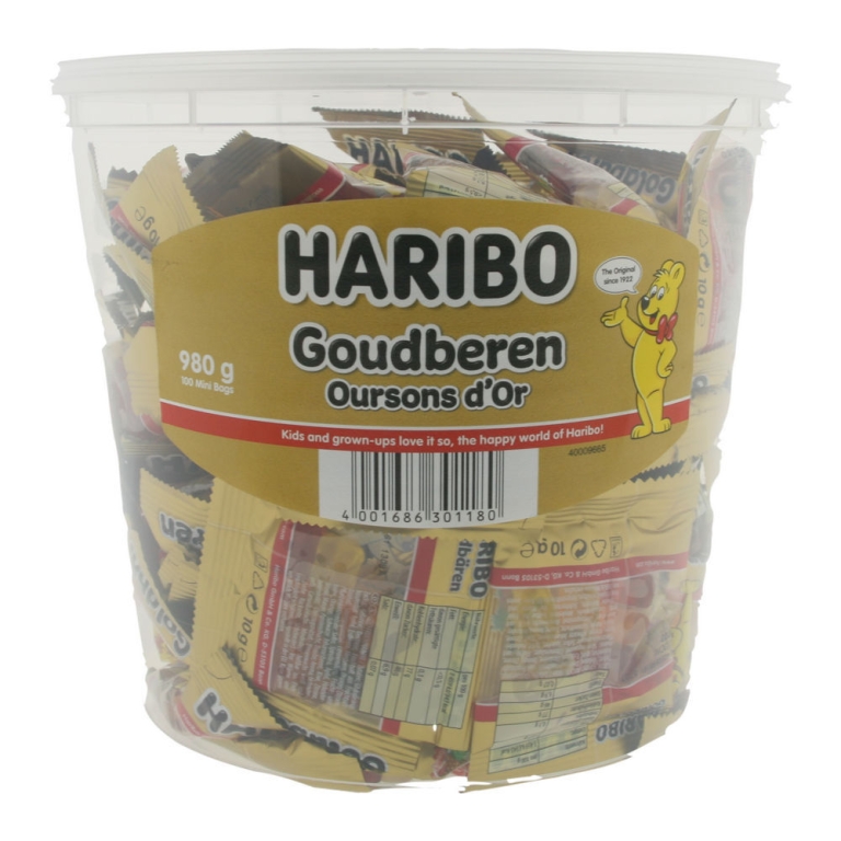 Haribo | Goudberen | 100 zakjes