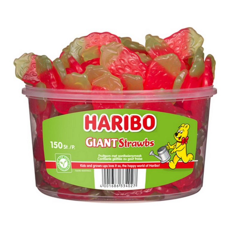 Haribo | Aardbeien | 150 stuks