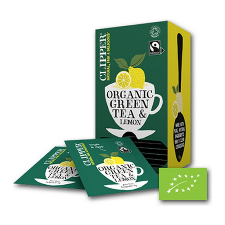 Clipper | Green Tea Lemon Bio  | 6 x 25 stuks