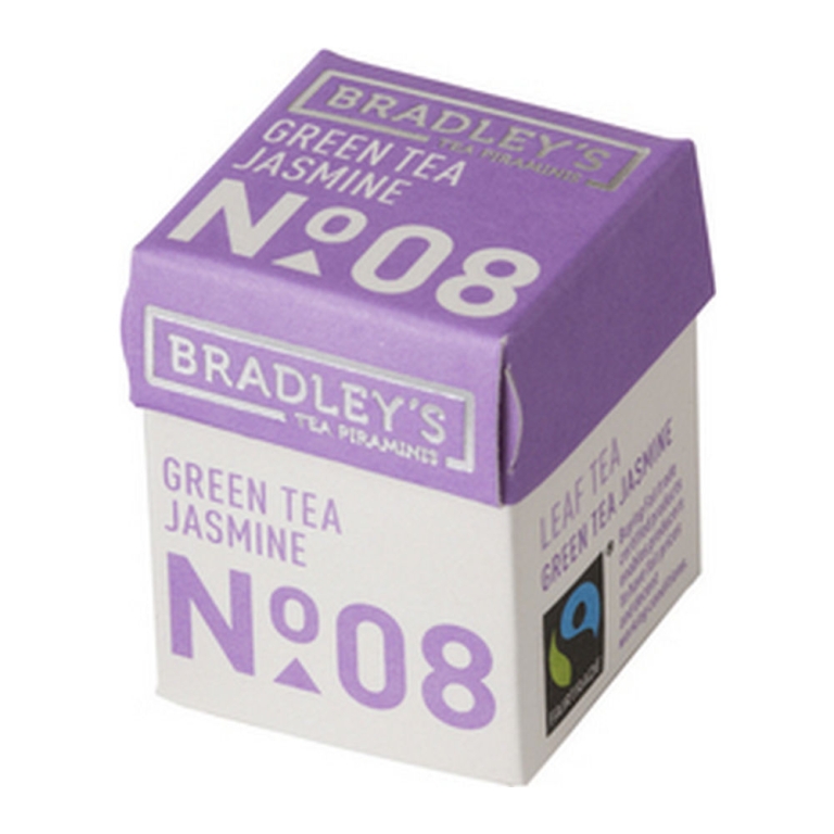 Bradley&#39;s | Piramini Green Tea Jasmine N.08 | 30 stuks