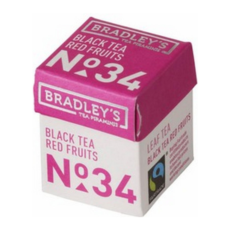 Bradley&#39;s | Piramini Black Tea Red Fruits N.34 | 30 stuks