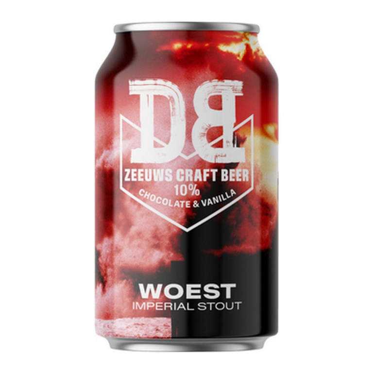 Dutch Bargain | Woest | Stout | Blik | 24 x 33 cl