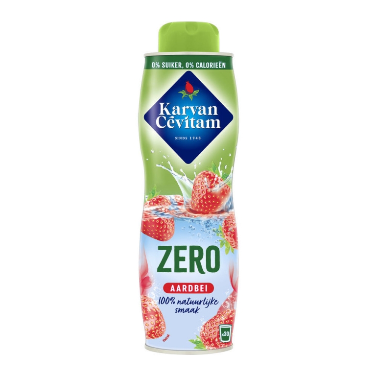 Karvan Cevitam | Aardbei Zero | 6 x 600 ml