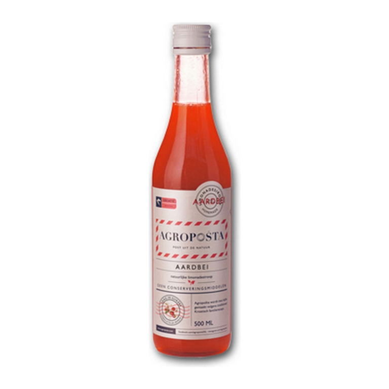 Agroposta | Aardbei Bio | Fles | 6 x 500 ml