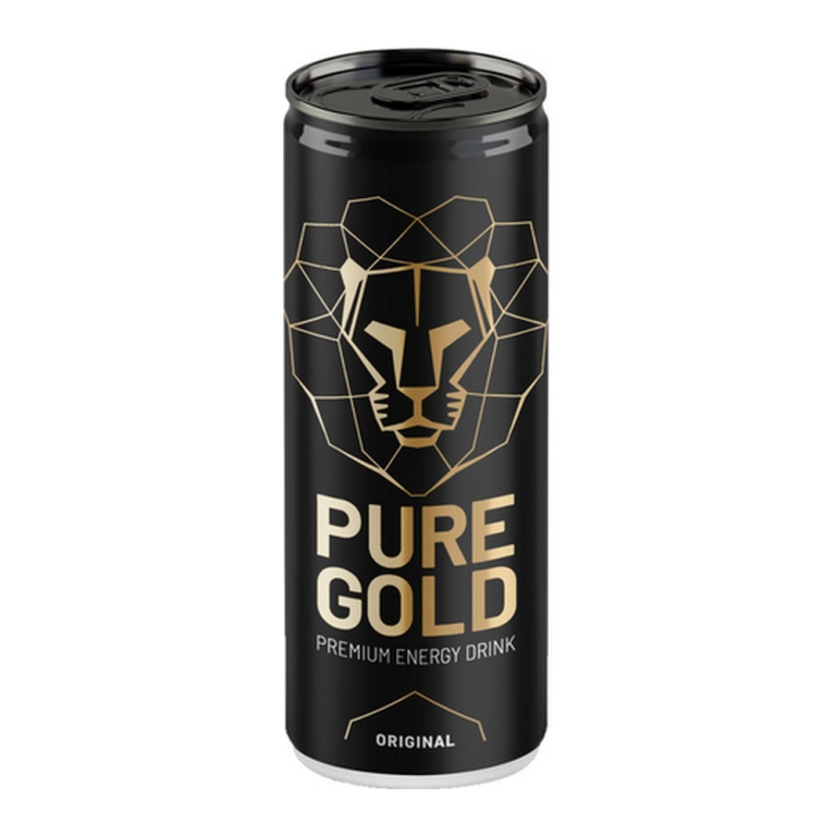 Pure Gold | Energy Drink | Blik | 24 x 250 ml