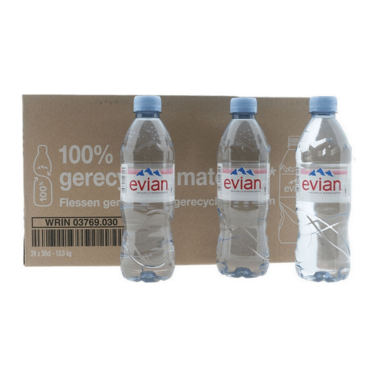 Evian | Mineraalwater | Petfles 24 x 0,5 liter