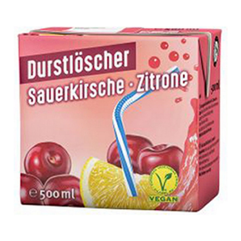 Durstloscher | Sauerkirsche Zitrone | 12 x 0.5 liter