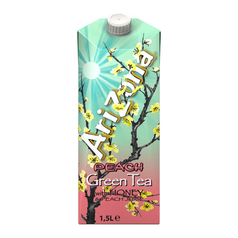 Arizona | Green Tea Peach | Pak | 8 x 1.5 liter