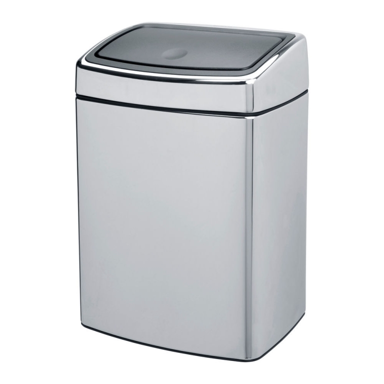 Afvalbak 10ltr Brabantia touch bin rvs