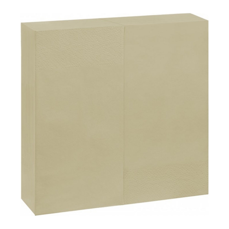 Servetten 2-laags | 1/8 vouw | Creme | 40x40cm | 32x50 stuks