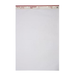 Pergamy | Flipchartpapier 65 x 98 cm | Geruit en blanco | 50 vel | 2 stuks